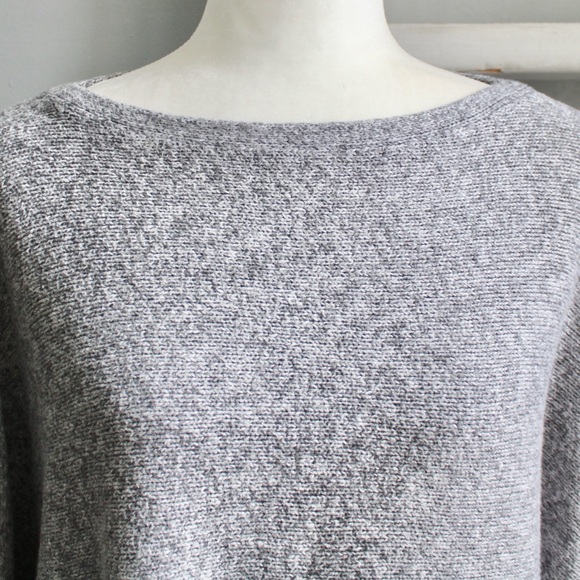 Ralph Lauren Women's Gray Dolman Long Sleeve Boatneck Knit Sweater Size Large - Picture 5 of 7